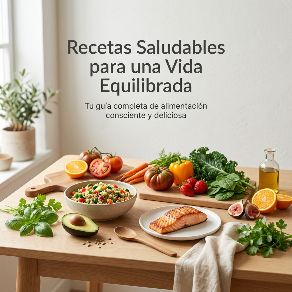 Recetas Saludables para una Vida  Equilibrada 60 Recetas